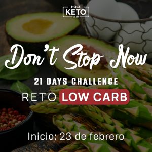 Don't Stop Now Low Carb Challenge